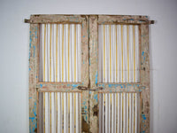 Pair of Antique Vintage Indian Doors Shutters