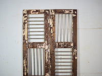 Pair of Antique Vintage Indian Doors Shutters