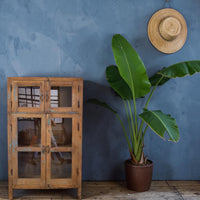 Vintage Rustic Wooden Cupboard Cabinet