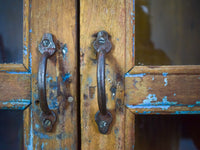 Vintage Rustic Wooden Cupboard Cabinet