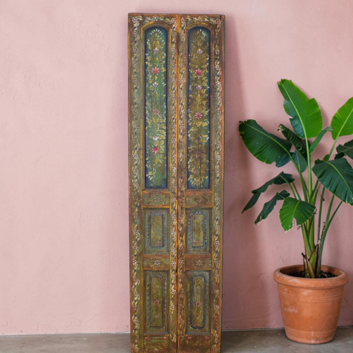 Vintage Hand Painted Screen Doors Shutters