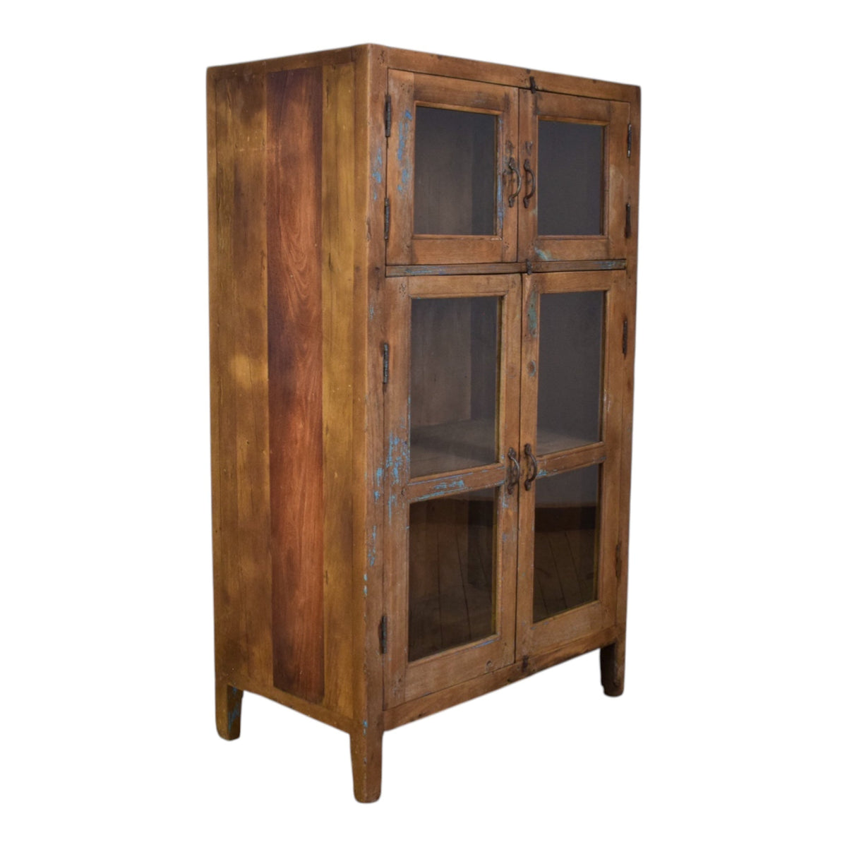 Vintage Rustic Wooden Cupboard Cabinet