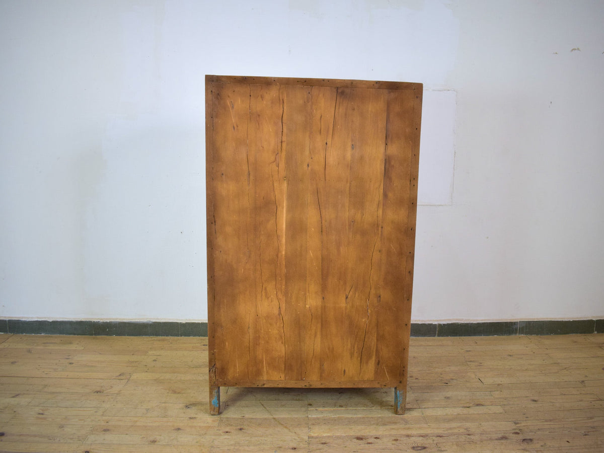 Vintage Rustic Wooden Cupboard Cabinet