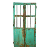 Pair of Antique Vintage Indian Doors Shutters