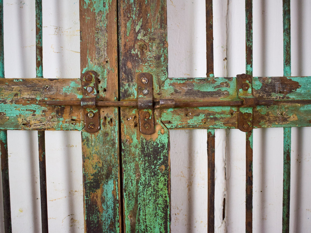 Pair of Antique Vintage Indian Doors Shutters