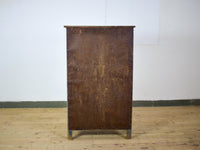 Vintage Worn Painted Rustic Cupboard Cabinet