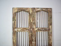 Pair of Antique Vintage Indian Doors Shutters