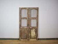 Pair of Antique Vintage Indian Doors Shutters
