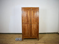 Vintage Large Wooden Rustic Cupboard Cabinet With Fitted Interior