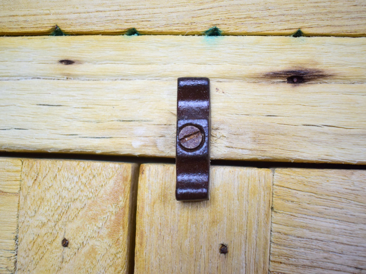 Vintage Rustic Bleached Wood Cupboard Cabinet Storage