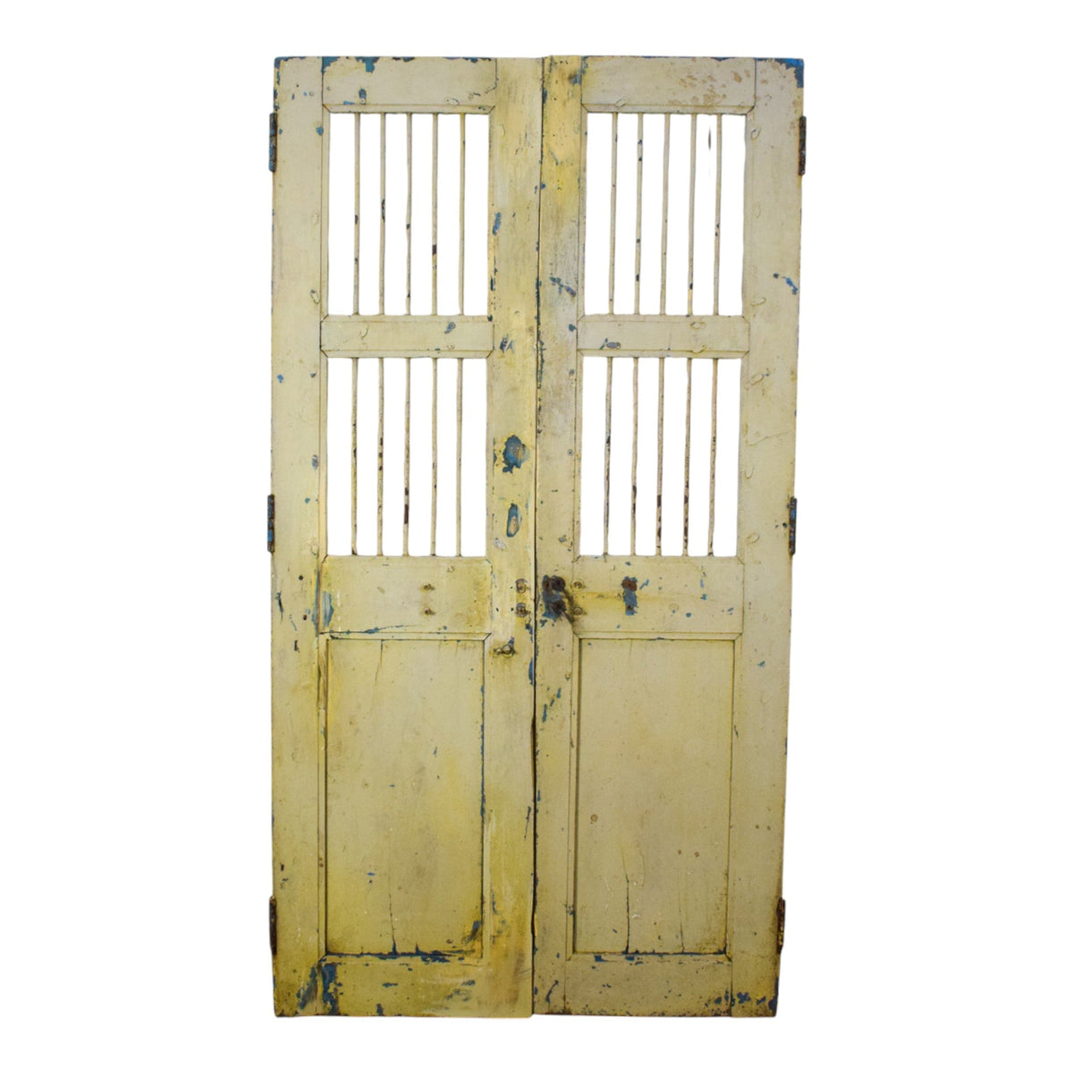 Pair of Antique Vintage Indian Doors Shutters