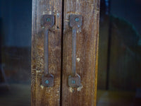 Vintage Wooden Rustic Cupboard Cabinet