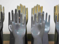 Vintage Indian Original Wooden Glove making Mould