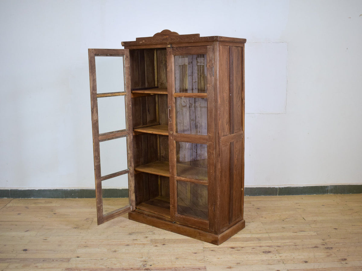 Vintage Wooden Rustic Cupboard Cabinet