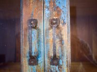 Vintage Wooden Rustic Painted Cupboard Cabinet