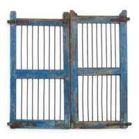 Pair of Vintage Indian Garden Dog Gates