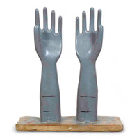 Vintage Indian Original Wooden Glove making Mould