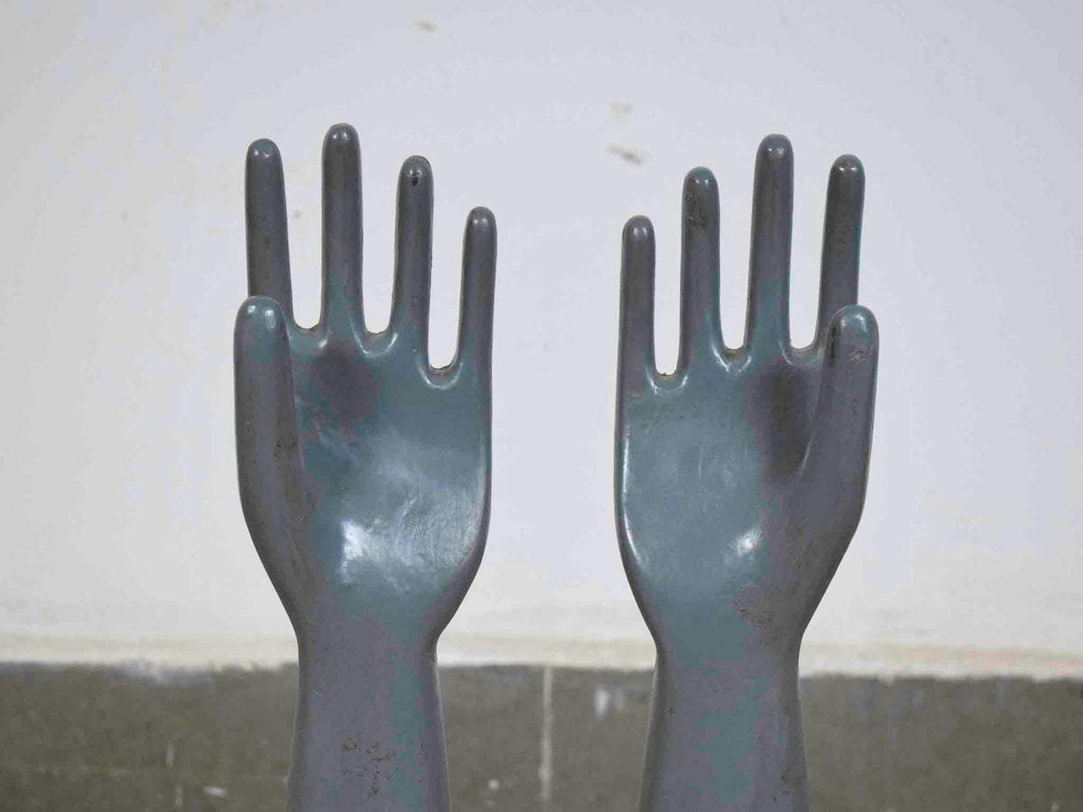 Vintage Indian Original Wooden Glove making Mould