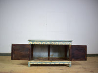 Vintage Hand Painted Sideboard Cupboard Cabinet