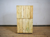 Vintage Rustic Bleached Wood Cupboard Cabinet