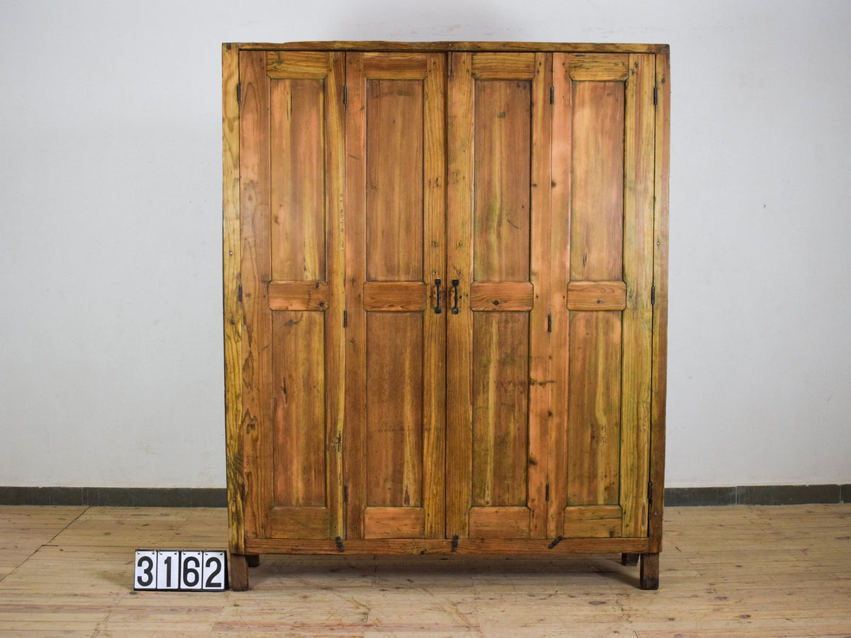 Large Vintage Pine Cupboard Cabinet