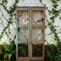 Pair of Antique Vintage Indian Doors Shutters