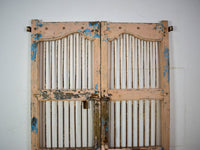 Pair of Antique Vintage Indian Doors Shutters
