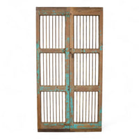 Pair of Antique Vintage Indian Doors Shutters