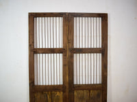 Pair of Antique Vintage Indian Doors Shutters