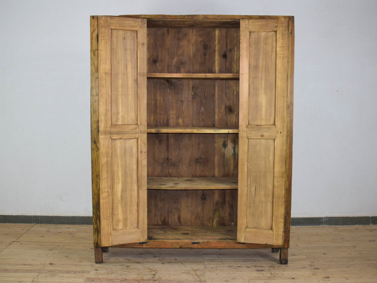 Large Vintage Pine Cupboard Cabinet