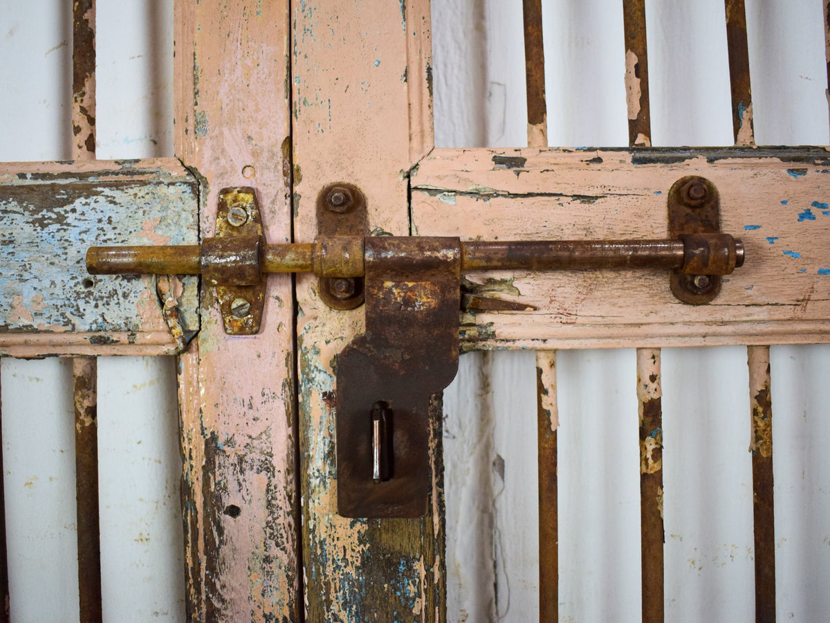 Pair of Antique Vintage Indian Doors Shutters