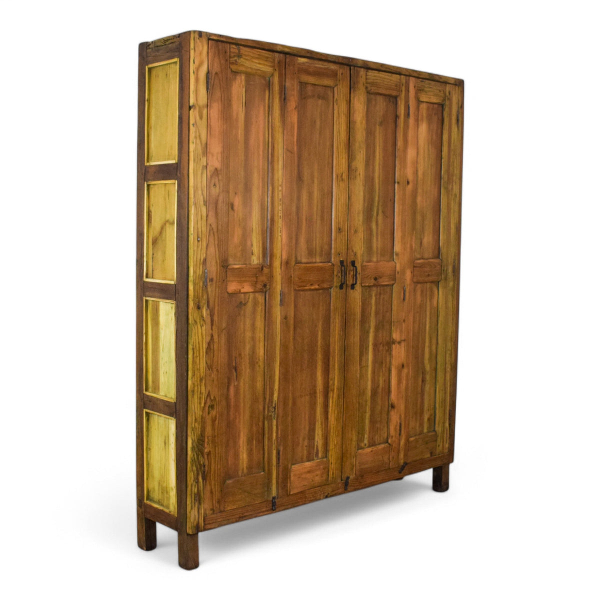 Large Vintage Pine Cupboard Cabinet