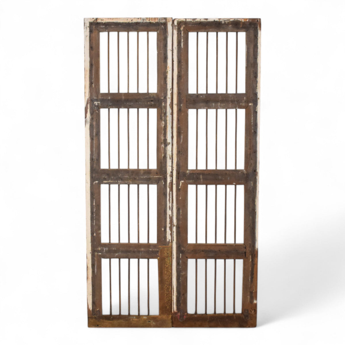 Pair of Antique Vintage Indian Doors Shutters