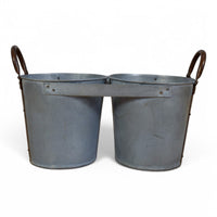 MILLWARDS® Galvanised Double Planter - LARGE