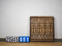 Vintage Rustic Architectural Wooden Carved Mould Board Wall Art