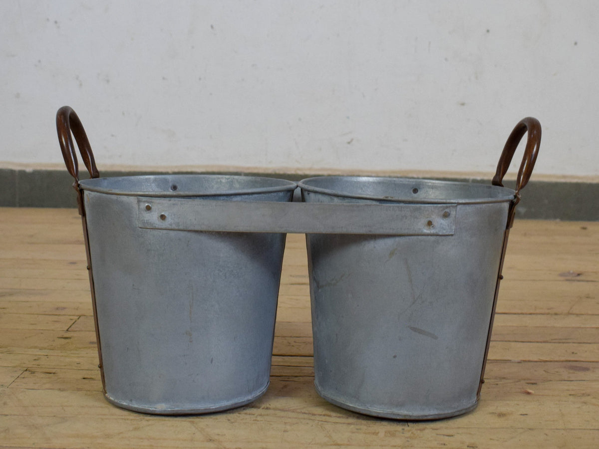MILLWARDS® Galvanised Double Planter - LARGE