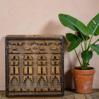 Vintage Rustic Architectural Wooden Carved Mould Board Wall Art