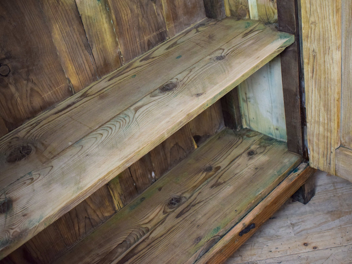 Large Vintage Pine Cupboard Cabinet