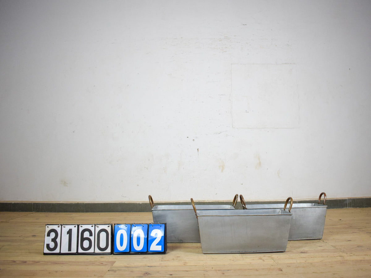 MILLWARDS® Handmade Vintage Style Galvanised Window Box Planter  - 50 cm