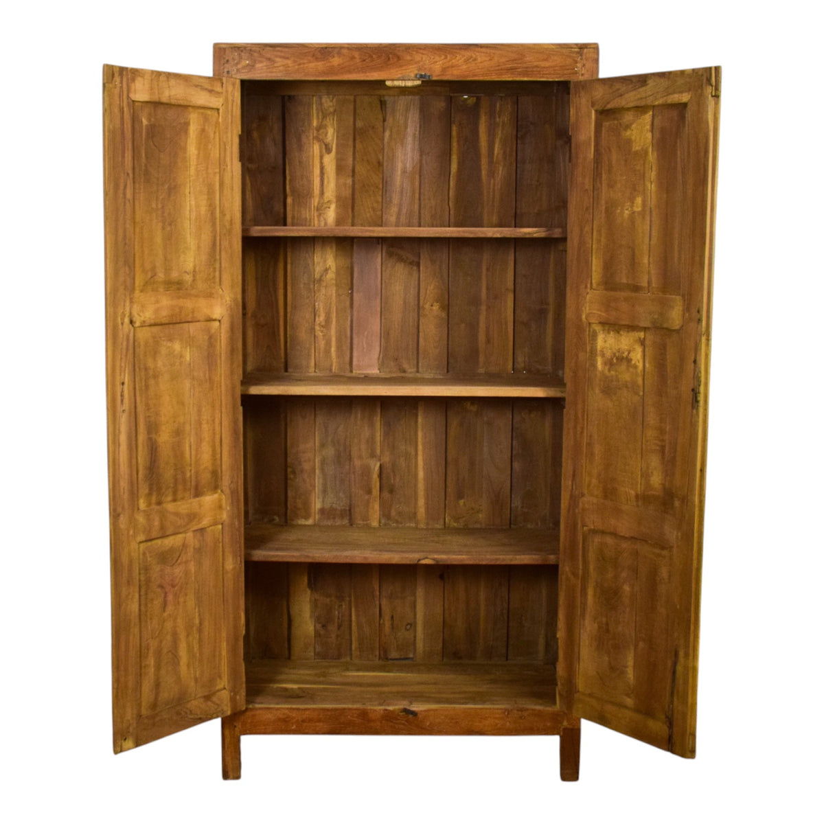 Vintage Wooden Rustic Cupboard Cabinet