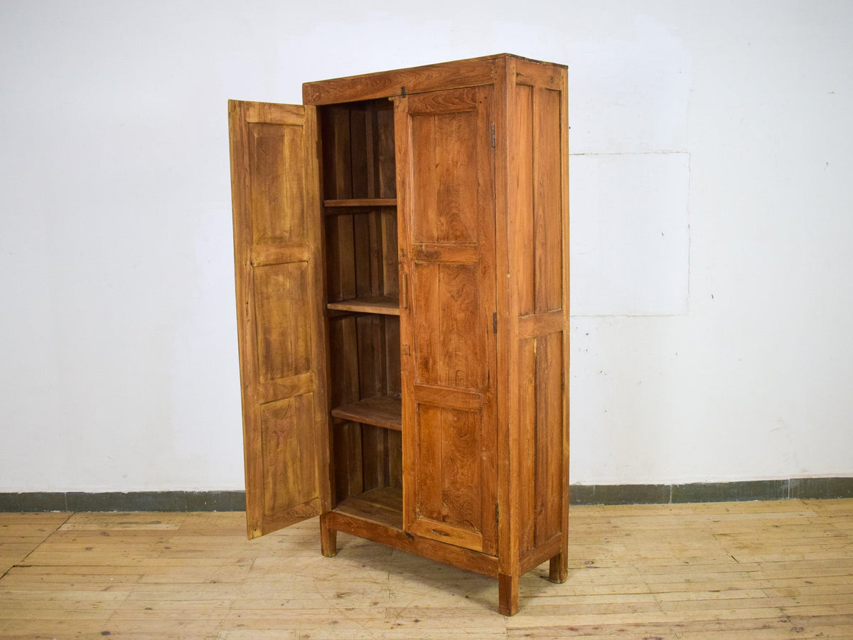 Vintage Wooden Rustic Cupboard Cabinet