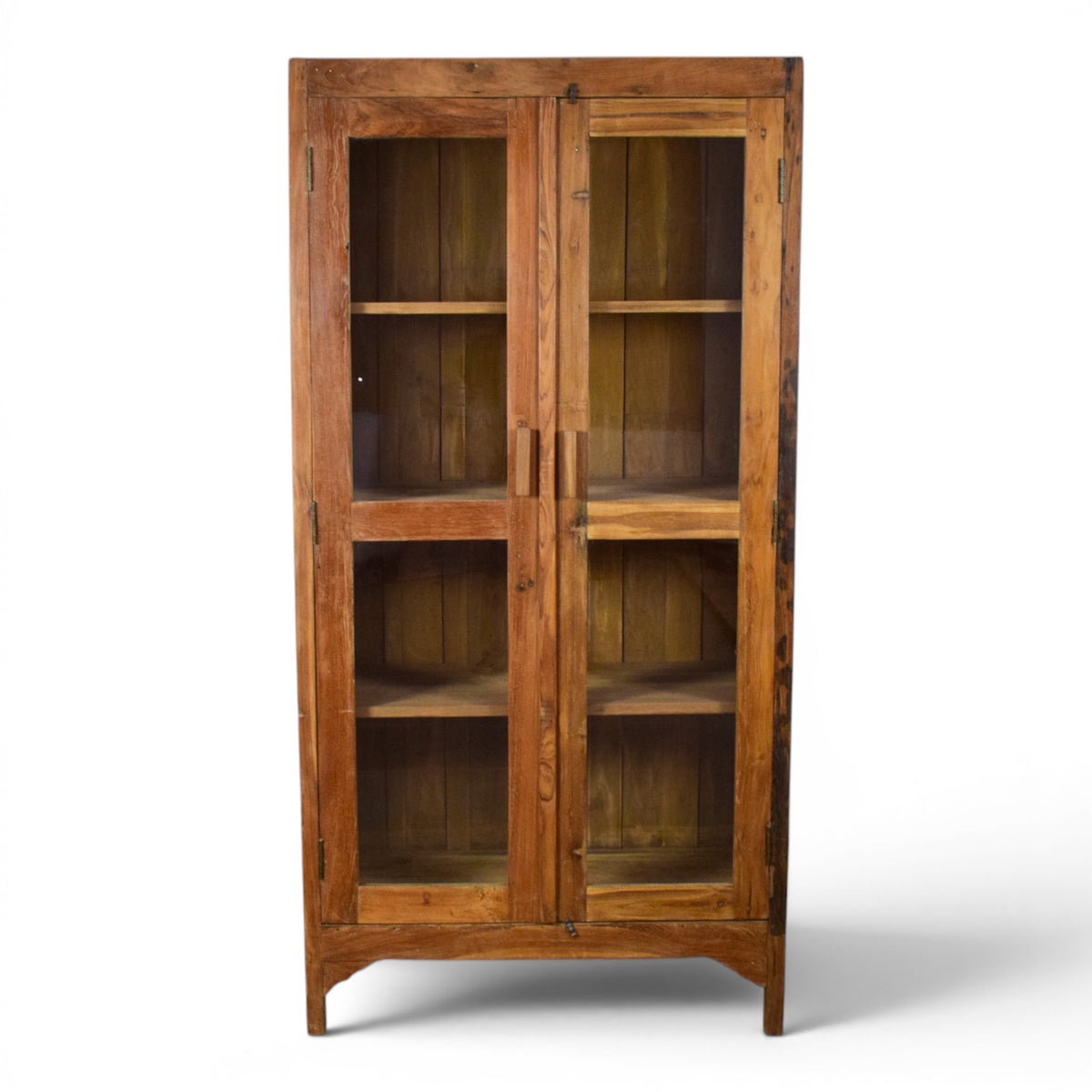 Vintage Rustic Wooden Housekeepers Cupboard Cabinet