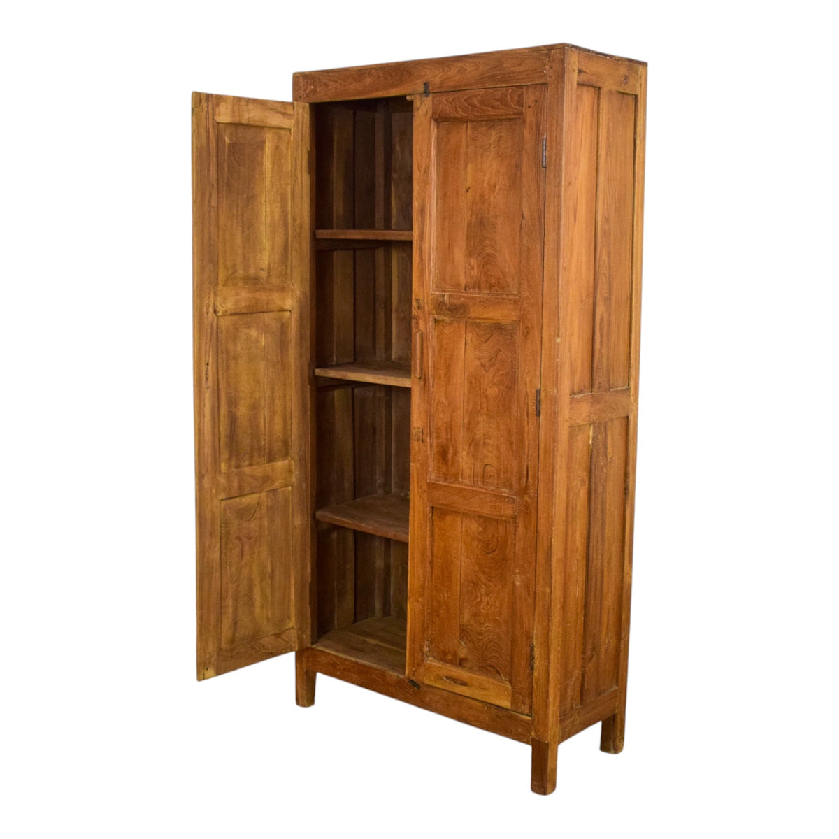 Vintage Wooden Rustic Cupboard Cabinet