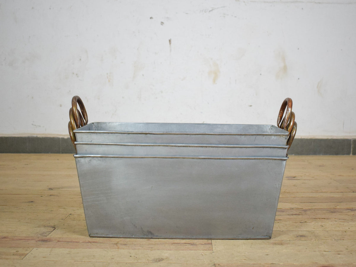 MILLWARDS® Handmade Vintage Style Galvanised Window Box Planter  - 50 cm