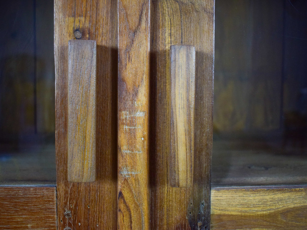 Vintage Rustic Wooden Housekeepers Cupboard Cabinet