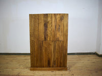 Vintage Indian Wooden Cupboard Cabinet with Reverse Glass Paintings