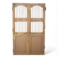 Pair of Antique Vintage Indian Doors Shutters