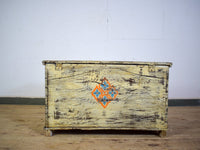 Hand Painted Vintage Chest Trunk Box Coffee Table