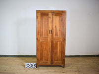 Vintage Rustic Hard Wood Fitted Interior Cupboard Cabinet Storage