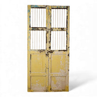 Pair of Antique Vintage Indian Doors Shutters